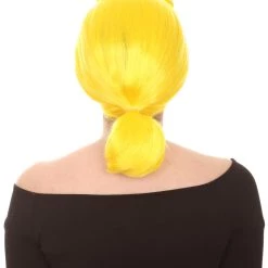 HPO Women's Animation Style Wig | Yellow Wigs | Premium Breathable Capless Cap