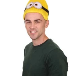 HPO Animation Yellow Mens Wig | Yellow Cartoon Wig | Premium Breathable Capless Cap Men's