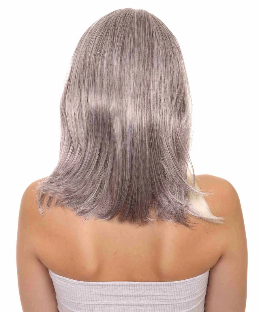 HPO TV President Womens Wig | Blond Black Movie Wig | Premium Breathable Capless Cap Men's