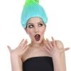 BC SALE Bluish Green Troll Wigs | Cosplay Trolls Wig | Premium Breathable Capless Cap