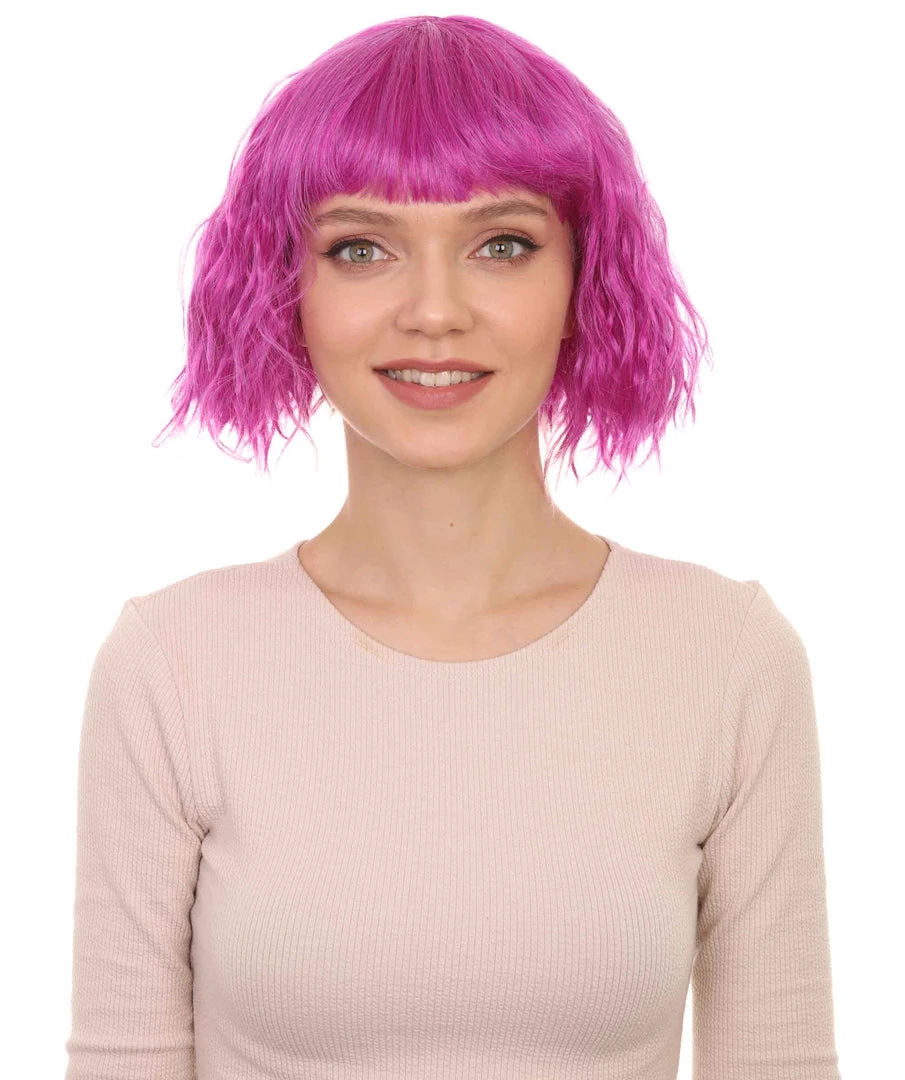 HPO Womens Party Ready Fancy Cosplay Halloween Wigs | Lots Of Color Choices | Premium Breathable Capless Cap