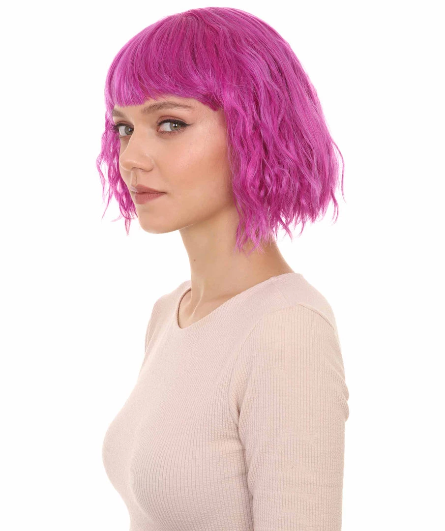 HPO Womens Party Ready Fancy Cosplay Halloween Wigs | Lots Of Color Choices | Premium Breathable Capless Cap