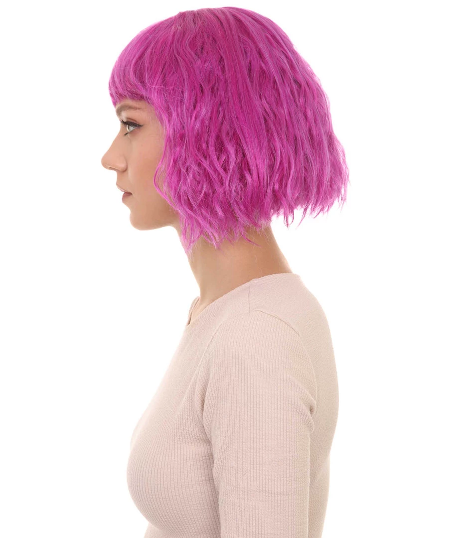 HPO Womens Party Ready Fancy Cosplay Halloween Wigs | Lots Of Color Choices | Premium Breathable Capless Cap