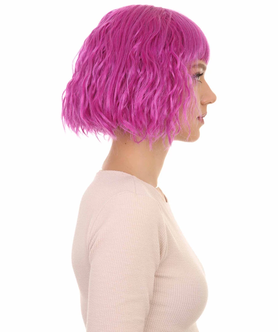 HPO Womens Party Ready Fancy Cosplay Halloween Wigs | Lots Of Color Choices | Premium Breathable Capless Cap