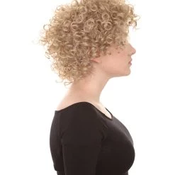 HPO 70's Funky Afro Unisex Wig | Blonde Retro Wig | Premium Breathable Capless Cap
