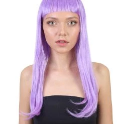 HPO Women's Long Length Party Girl Wig - Multiple Colors Synthetic Fiber Hair