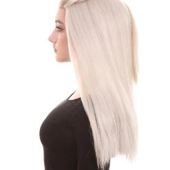 HPO Witch Womens Wig | Blonde Long Vintage Wig | Premium Breathable Capless Cap Men's