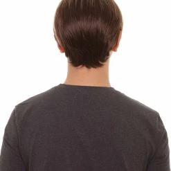 HPO Men Fancy Brown Wig | Cosplay Halloween Wig | Premium Breathable Capless Cap