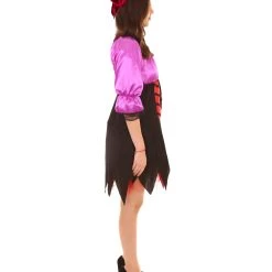 HPO Adult Women's Sexy Pirate Costume | Dk Purple Cosplay Costume