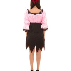 HPO Adult Women's Sexy Pirate Costume | Lt Pink Cosplay Costume