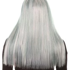 HPO After Death Zombie Womens Wig |Grey Horror Cosplay Halloween Wig | Premium Breathable Capless Cap Women's