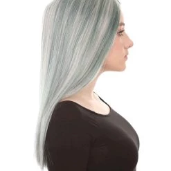 HPO After Death Zombie Womens Wig |Grey Horror Cosplay Halloween Wig | Premium Breathable Capless Cap Women's