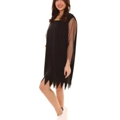 HPO Adult Women's Witch Costume | Black Halloween Costume