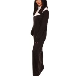 HPO Adult Women's Nun Outfit Costume | Black Halloween Costume