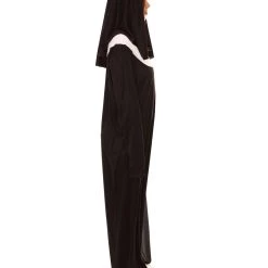 HPO Adult Women's Nun Outfit Costume | Black Halloween Costume