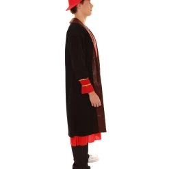 HPO Adult Men's Painter Artitst Costume | Red Cosplay Costume