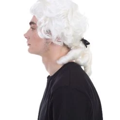 HPO President Wig | Political Colonial Cosplay Halloween Wig | Premium Breathable Capless Cap SALE