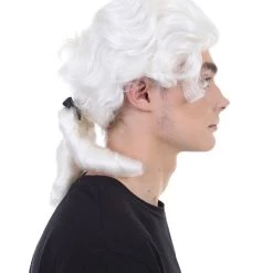 HPO President Wig | Political Colonial Cosplay Halloween Wig | Premium Breathable Capless Cap SALE