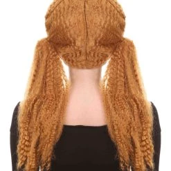 HPO Long Curly Cosplay Womens Wig | Premium Breathable Capless Cap Women's