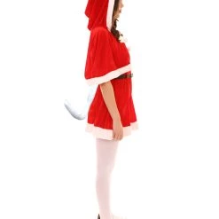 HPO Adult Women's Sexy Mrs. Claus Xmas Costume | Red Halloween Costume