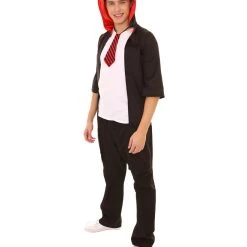 HPO Adult Men's Costume For Cosplay Wizard Costume | Black Halloween Costume