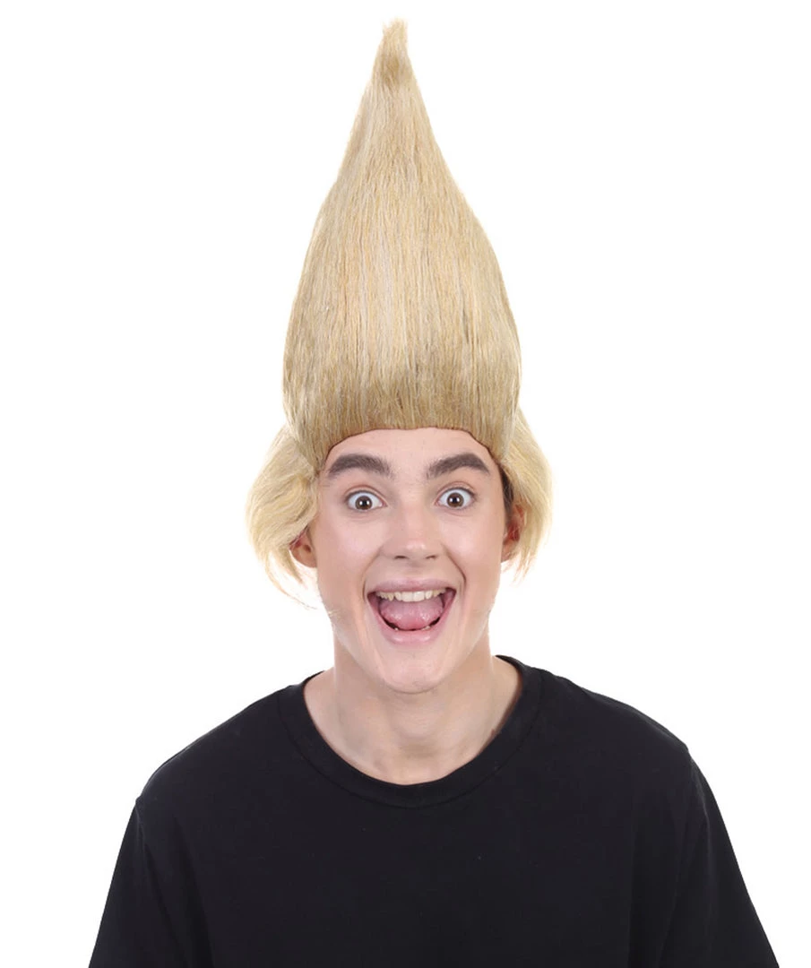 HPO President Mens II Straight Angle Wind Blown Wig | Blonde Wig | Premium Breathable Capless Cap