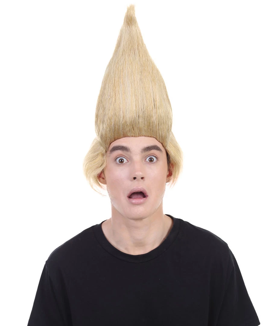 HPO President Mens II Straight Angle Wind Blown Wig | Blonde Wig | Premium Breathable Capless Cap