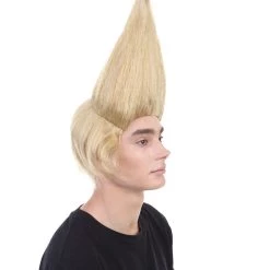 HPO President Mens II Straight Angle Wind Blown Wig | Blonde Wig | Premium Breathable Capless Cap