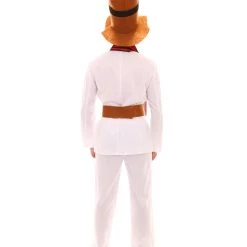 HPO Adult Men's Mr Snowman Costume | White Halloween Costume