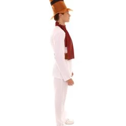 HPO Adult Men's Mr Snowman Costume | White Halloween Costume