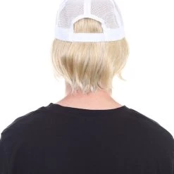 HPO President II Mens Wig W/ Make America Great Again Hat | Blonde Wig | Premium Breathable Capless Cap