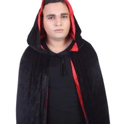 HPO Adult Men's Reversible Hooded Cape Costume | Multiple Color Option Cosplay Costume