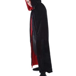 HPO Adult Men's Reversible Hooded Cape Costume | Multiple Color Option Cosplay Costume