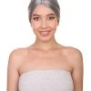 HPO Old Lady Grey Womens Wig | Grandma Cosplay Halloween Wig | Premium Breathable Capless Cap Men's