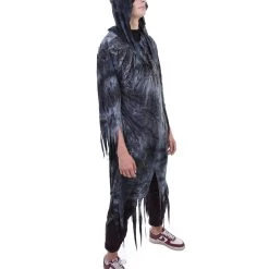 HPO Adult Men's Zombie Nightmare Scary Costume | Grey Halloween Costume