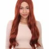 HPO Men's Glamour Womens Wig | Brown Stage/Event Fancy Halloween Wig | Premium Breathable Capless Cap