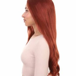 HPO Men's Glamour Womens Wig | Brown Stage/Event Fancy Halloween Wig | Premium Breathable Capless Cap