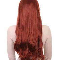 HPO Men's Glamour Womens Wig | Brown Stage/Event Fancy Halloween Wig | Premium Breathable Capless Cap