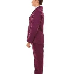 HPO 70's Rock Star | Powder Blue Suit With Dickie And Tie | Premium Halloween Costume | Multiple Color Options Men's