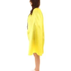 HPO Adult Women's Superhero Cape With Mask Set Cartoon Costume | Multiple Color Options Halloween Costume