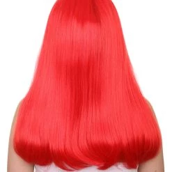 FLAGWIGS Tunisia Flag Sport Party Long Bob Wig | Premium Breathable Capless Cap