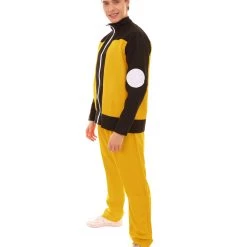 HPO Adult Men's Village Head Anime Costume | Black & Yellow Cosplay Costume