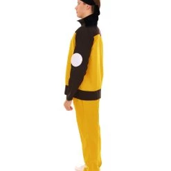 HPO Adult Men's Village Head Anime Costume | Black & Yellow Cosplay Costume
