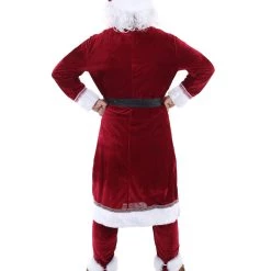 HPO Adult Men's Deluxe Classic Santa Claus Suit Costume | Multi Christmas Costume