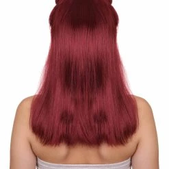 HPO Women's 40s Pin Up Girl Brown Womens Wig | Cosplay Halloween Wig | Premium Breathable Capless Cap