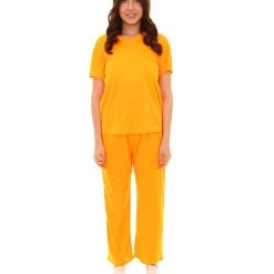 HPO Adult Women's Prisoner Costume | Orange Cosplay Costume