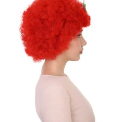 FLAGWIGS Women's Morocco Flag Sport Afro Halloween Wig