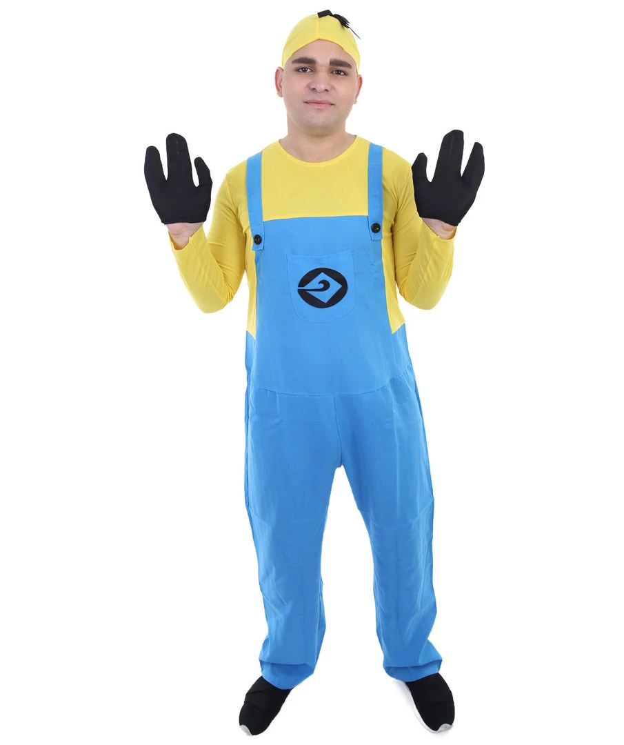 HPO Adult Men's Movie Kevin Costume | Yellow & Blue Halloween Costume