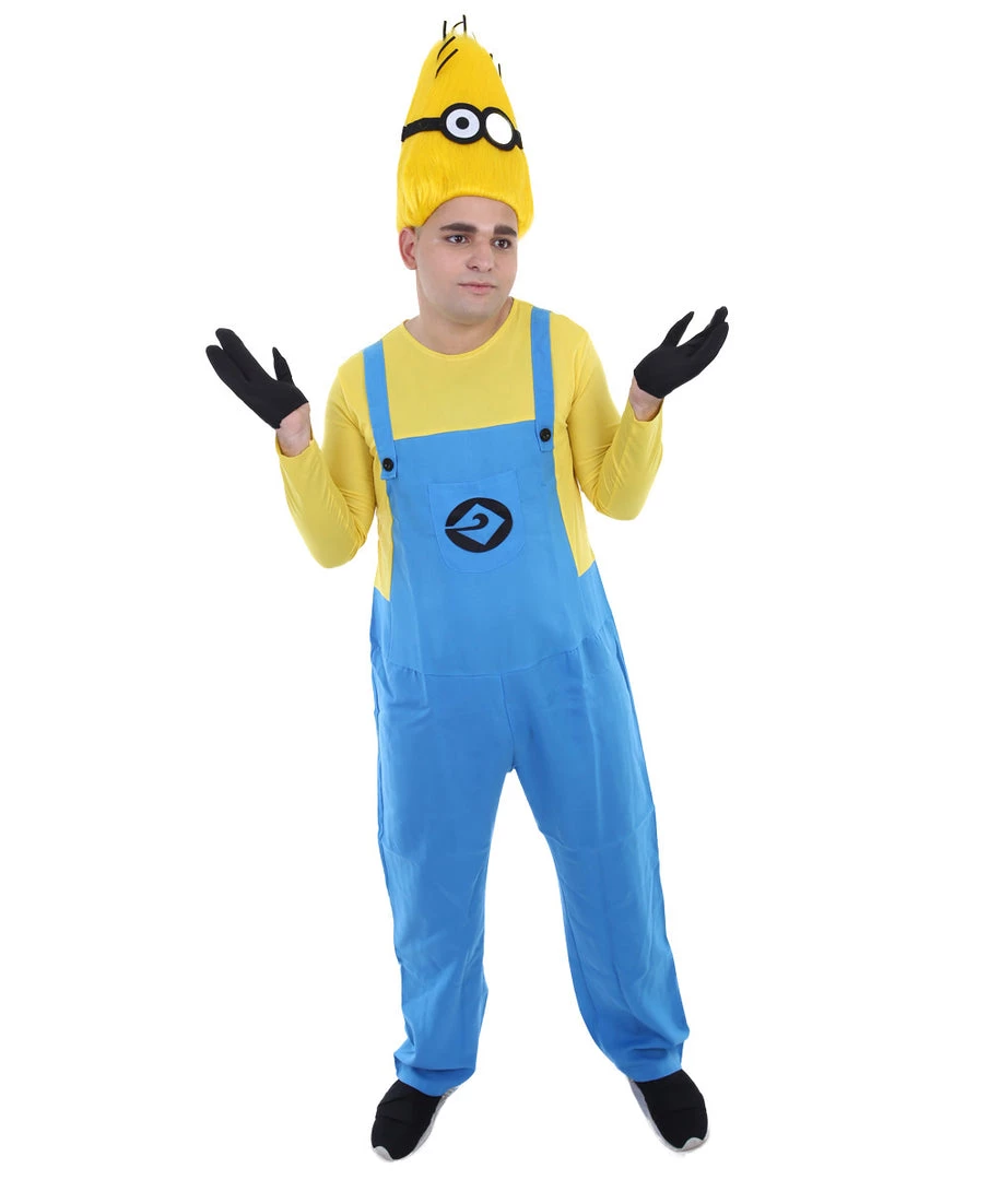 HPO Adult Men's Movie Kevin Costume | Yellow & Blue Halloween Costume