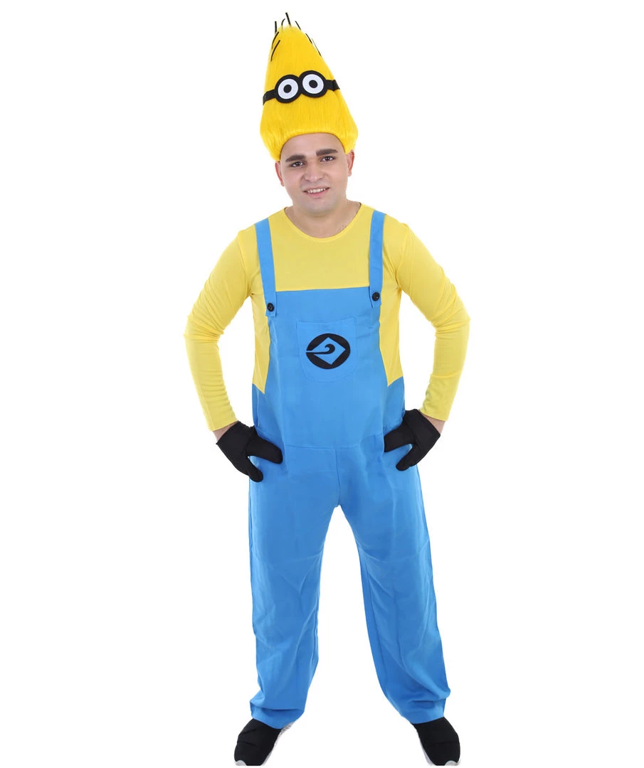 HPO Adult Men's Movie Kevin Costume | Yellow & Blue Halloween Costume